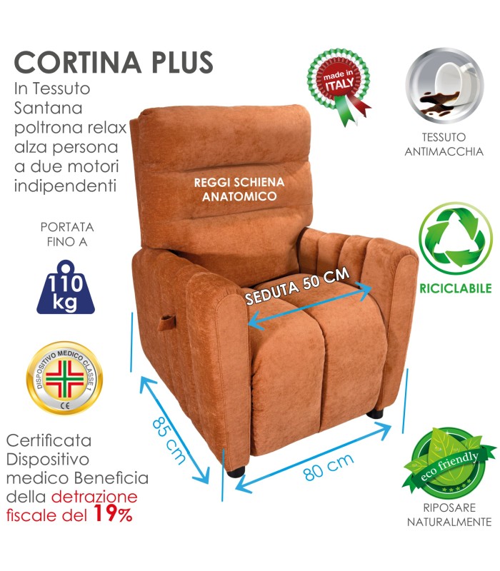 Poltrona Cortina Plus Santana 650 XFEED